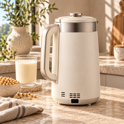 ✨ TRUPIEEL® SoyWhisper Pro Smart Soy Milk Maker – Quiet Filter-Free Dry Bean Blender with Direct Grinding, 24H Preset Timer, Keep-Warm, Self-Cleaning & Multi-Function Plant Milk Processing