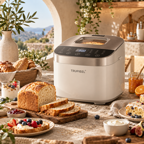 🍞✨ TRUPIEEL® BakeNova Pro Smart Automatic Bread Maker – All-in-One Kneading, Fermentation & Baking Machine with Quiet Operation, Easy-Clean Bread Pan and Multi-Function Programs for Bread, Cake, Yogurt & Jam 🌟