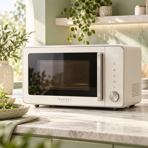🥘 TRUPIEEL® WaveCraft Pro Smart Microwave Oven – 360° Even Heating, Adjustable Power Levels, One-Touch Quick Reheat, Easy-Clean Interior, Quiet Operation & Family-Friendly Everyday Cooking