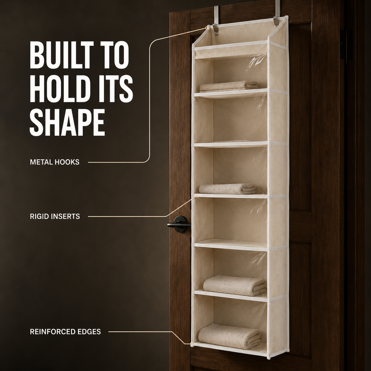 🔥 TODAY’S SPECIAL OFFER | Healrize® Over the Door Organizer with Pockets for Bedroom, Bathroom, Nursery & Closet Storage🎁